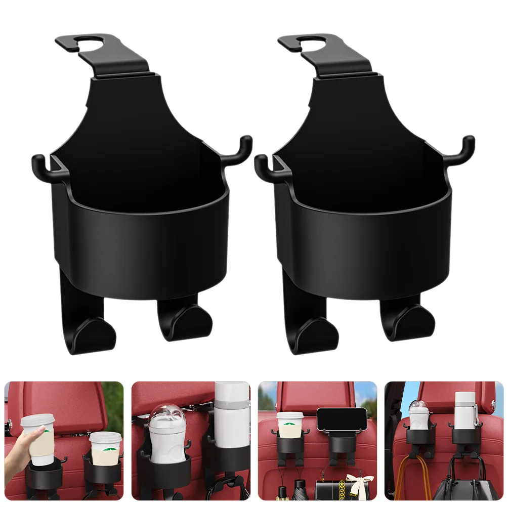 

2pcs Headrest Cup Storage Holder Multipurpose Headrest Cup Holder Car Organizer Accessory car headrest cup holder for rear seat