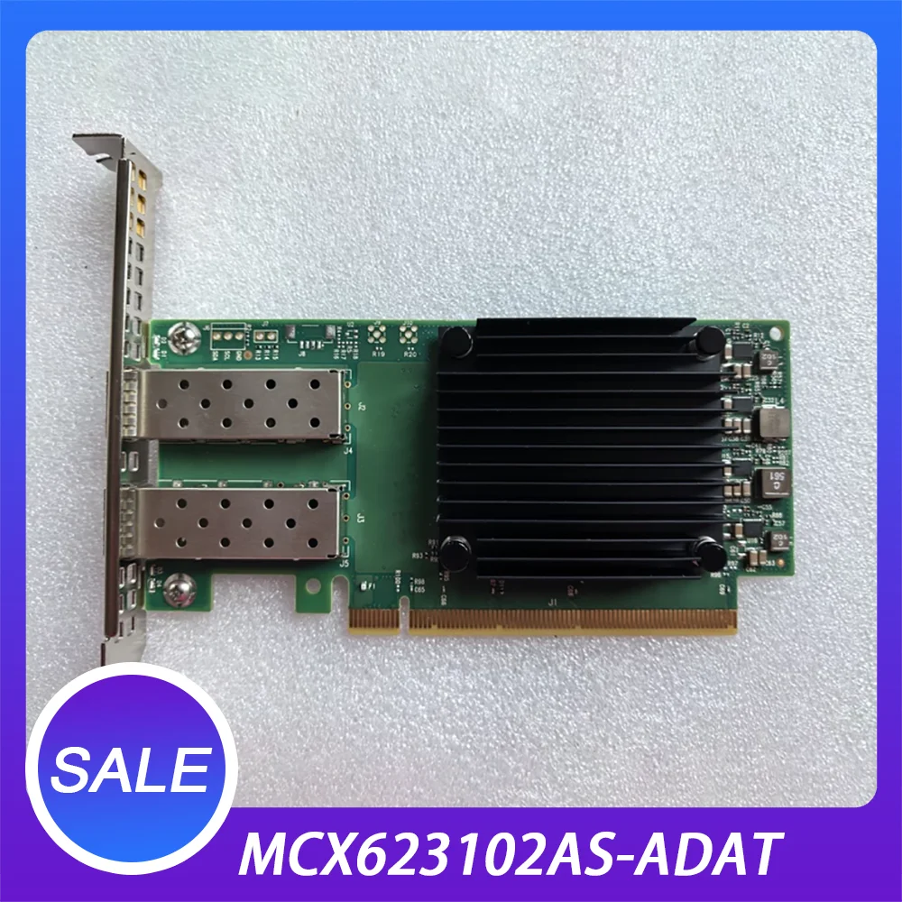 Двухпортовая оптоволоконная сетевая карта 25G/10G CX623102A MCX623102AS-ADAT
