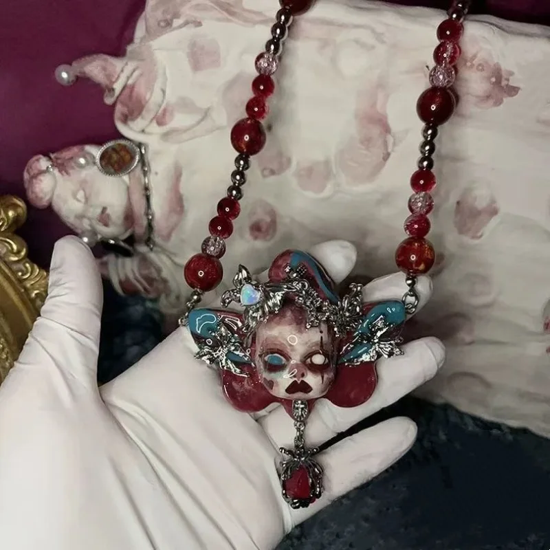 

Original Heavy Industry Original Doll Fantasy Necklace Metal Niche Design Necklace