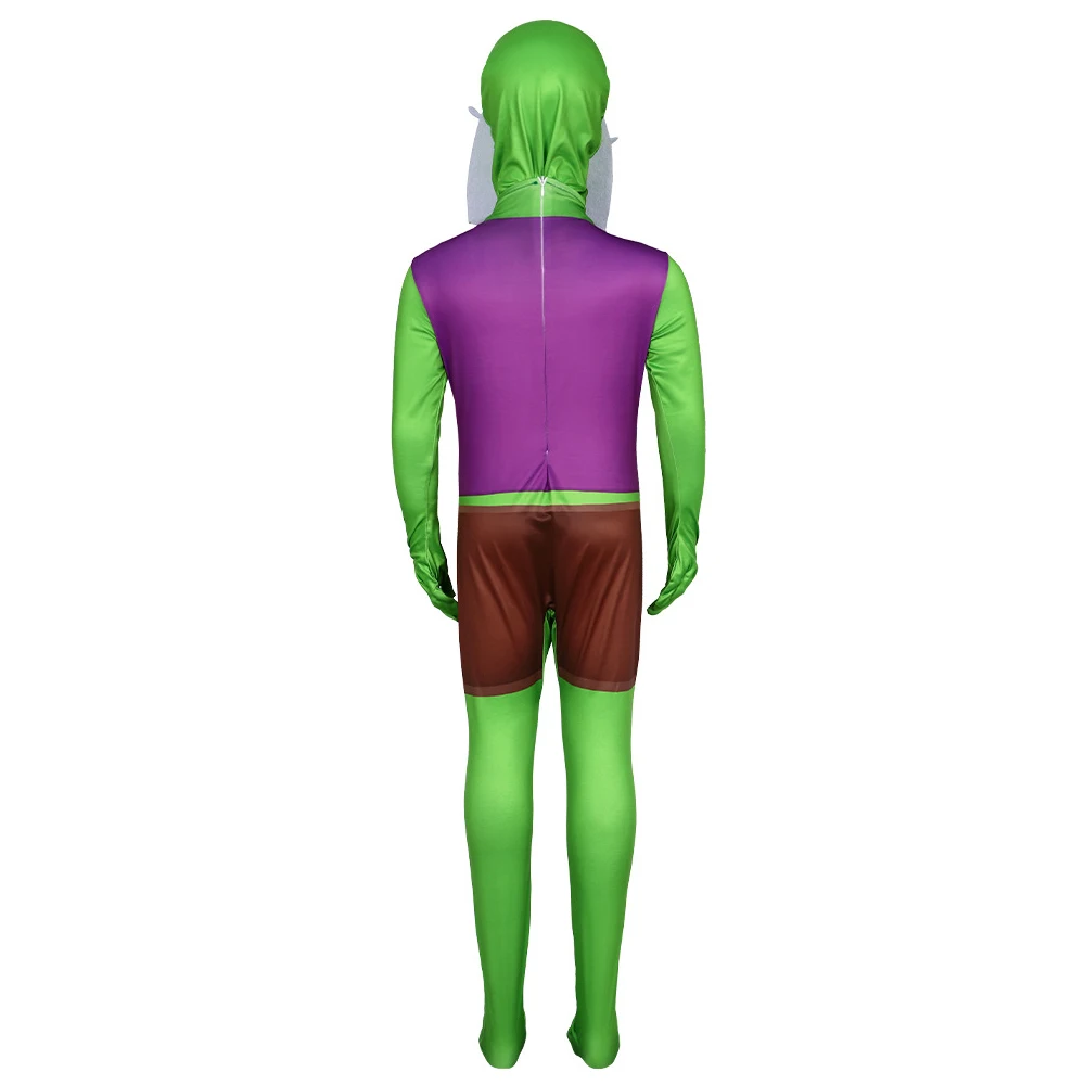 Brawl Spike‌ Leon‌ Crow‌ Cosplay Costume For Teenager Adult Halloween Party Game Jumpsuit Cartoon Clothes Zentai Suit Mask