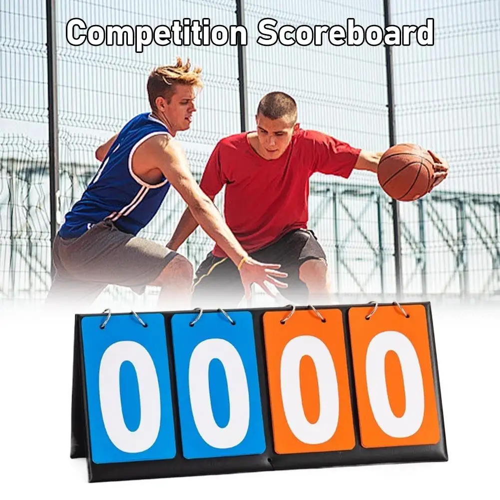 Placar de 4 dígitos para competição esportiva, placar para tênis de mesa, basquete, badminton, futebol, vôlei, árbitro, pontuação bo t8d8