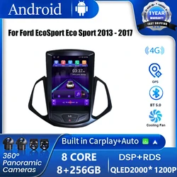 Android 16 Car Radio Multimedia Player For Ford EcoSport Eco Sport 2013 2014 2015 2016 2017 GPS Navigation Carplay Android auto