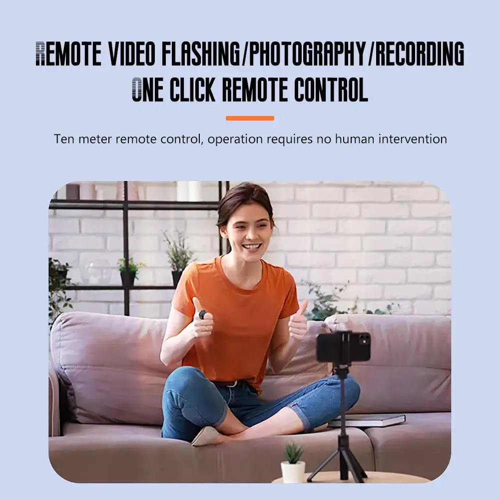 Controle remoto bluetooth rolagem e-book página turner para tiktok vídeo controle remoto selfie vara controlador de câmera ﻿   W5f6