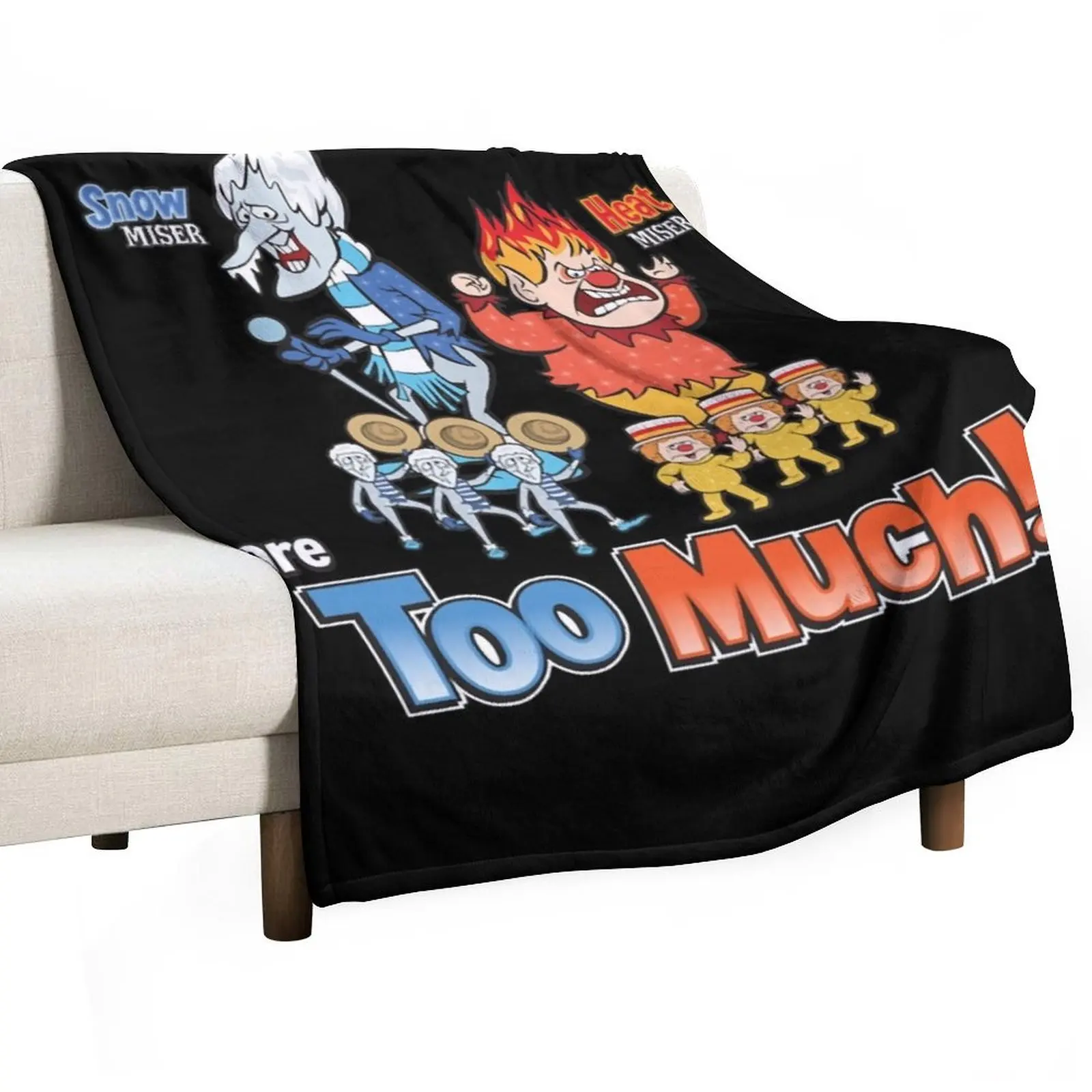 Miser Brothers - Too Much! Classic Throw Blanket For Sofa Thin Giant Sofa anime Blankets