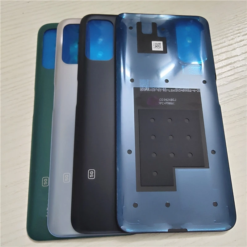 NEW For Xiaomi Redmi Note 10 5G Battery Cover Back Glass Panel Rear Housing Case For M2103K19G Battery Cover Door