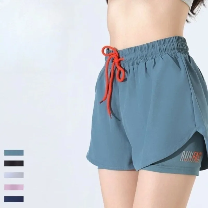 

Модные повседневные шорты, женские летние шорты для ночного бега, йоги, быстросохнущие быстросохнущие дышащие шорты для бега, фитнеса