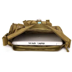 Bolsa táctica Molle para portátil – bandolera documentos A4