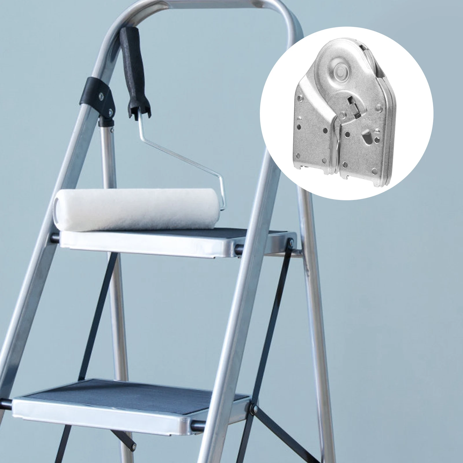 

2 Pcs Versatile Ladder Hinge Iron and Aluminum Combination Tie Rod Step Ladder Accessories