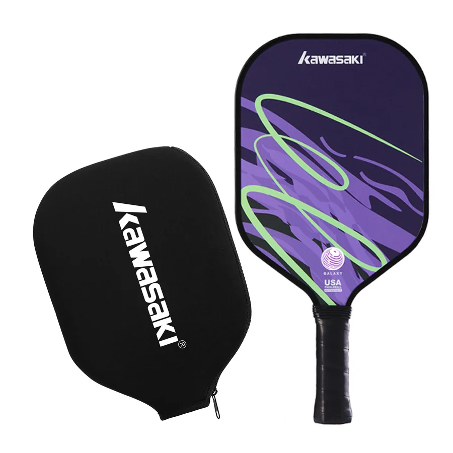 Kawasaki 2025 NIEUW Galaxy Pickleball Racket Ultralichtgewicht glasvezeloppervlak Pickleball-peddel 15 mm