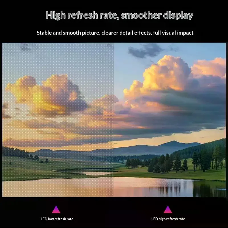 Display Full Color! 64x32 Pixels 1/16 Scan SMD RGB Full Color Matrix Display, LED Indoor P4 256x128mm Screen Panel Video