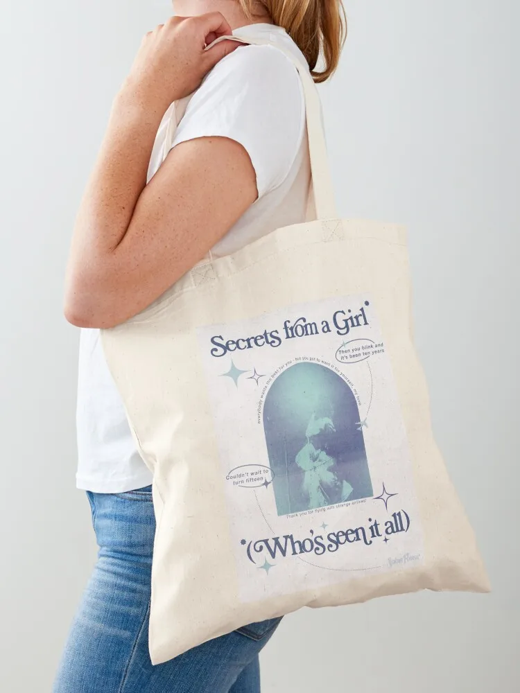 Secrets from a Girl (Who's Seen it All) Tote Bag Eco bag great bag large size bags