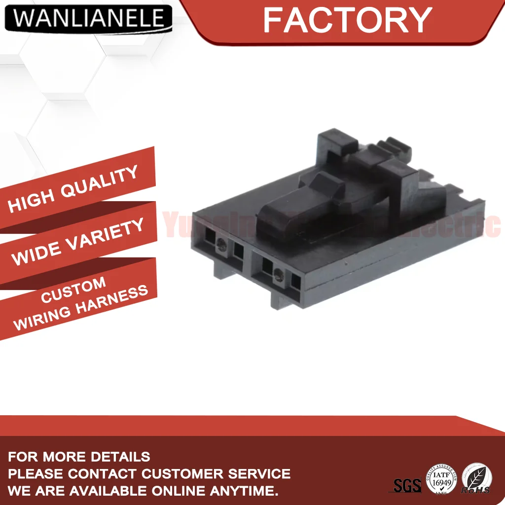 50 Sets 50-57-9404 5057-9404 50579404 SL 4 Pin Female Connector Housing 2.54mm 4 Position Receptacle 70066 Series 3A 250V