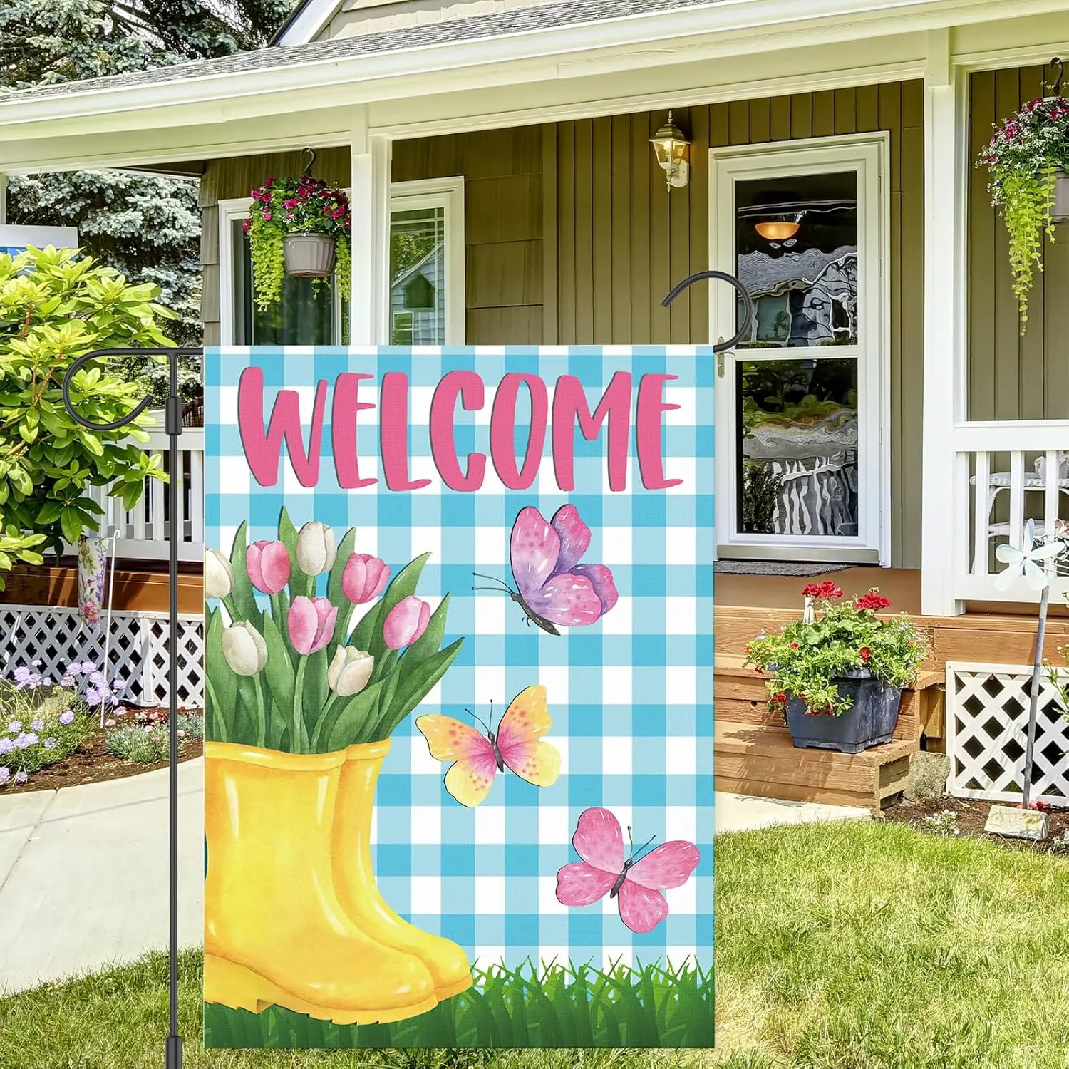 Spring Garden Flag 12