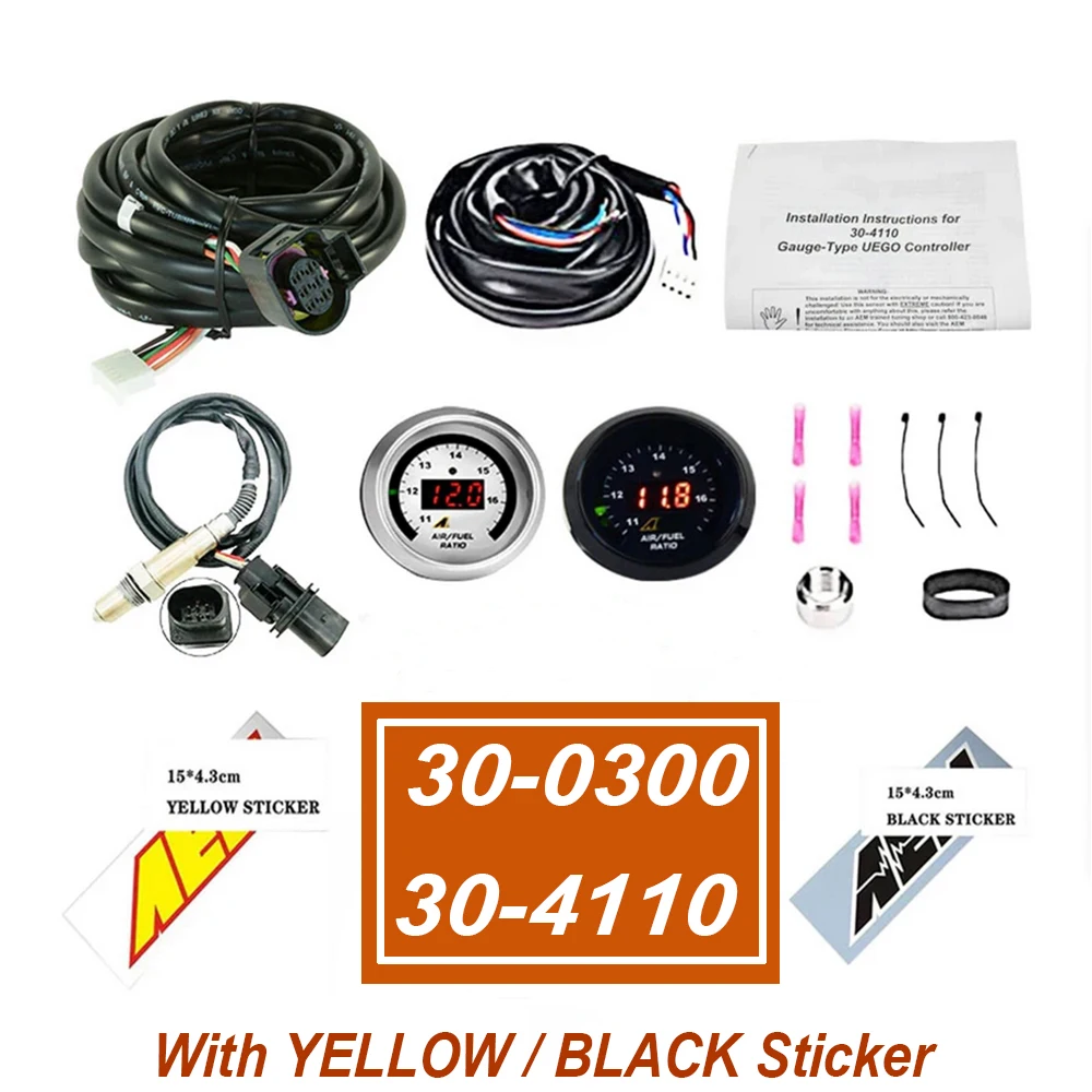 

30-0300 30-4110 Комплект широкополосного датчика соотношения воздуха и топлива O2 серии X LSU 4,9 Датчик кислорода 0258017025 +15*4,3 см для AEM DecaIl