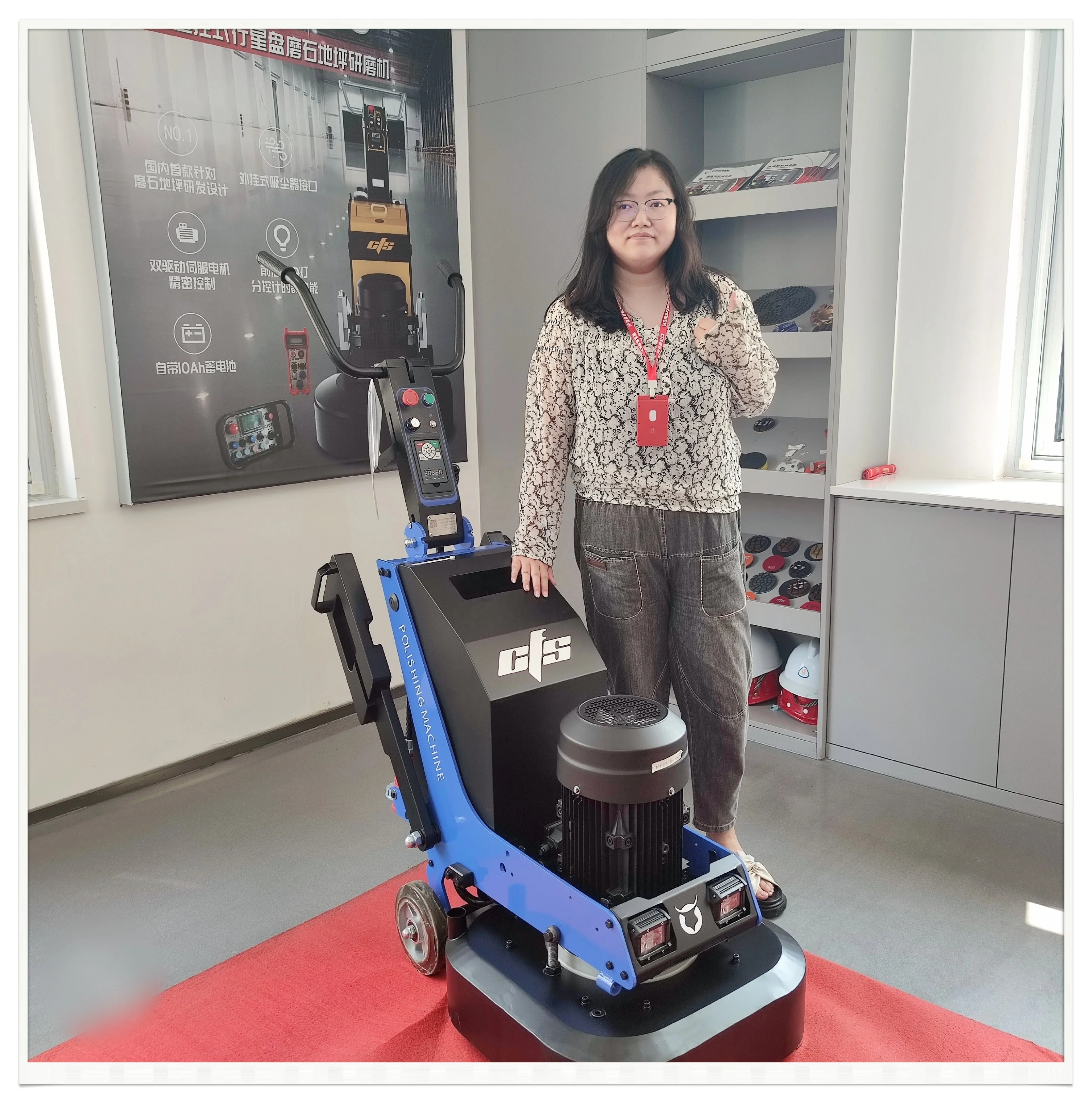 7.5KW Online Support Floor Grinding Machine Concrete Floor Grinder Polisher for Diamond Grinding Concrete