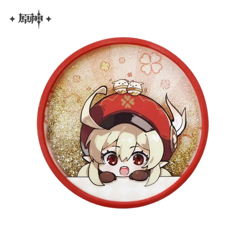 

Game Genshin Impact Official Genuine Product Klee Theme Coaster Halloween Christmas DIY Gifts Cosplay Ornament Game Accessory