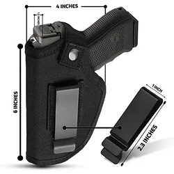 Outdoor Molle Hunting Holster Nylon Concealed Gun Pouch for Glock Sig Sauer Beretta Kahr Bersa IWB Holster Hunting Equipment