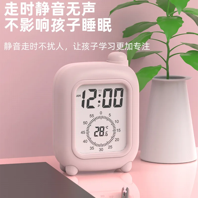 Mini Suitcase, Self Disciplined Visual Timer, Small Alarm Clock, Children's Learning Specific Timer Manager, Alarm Clock