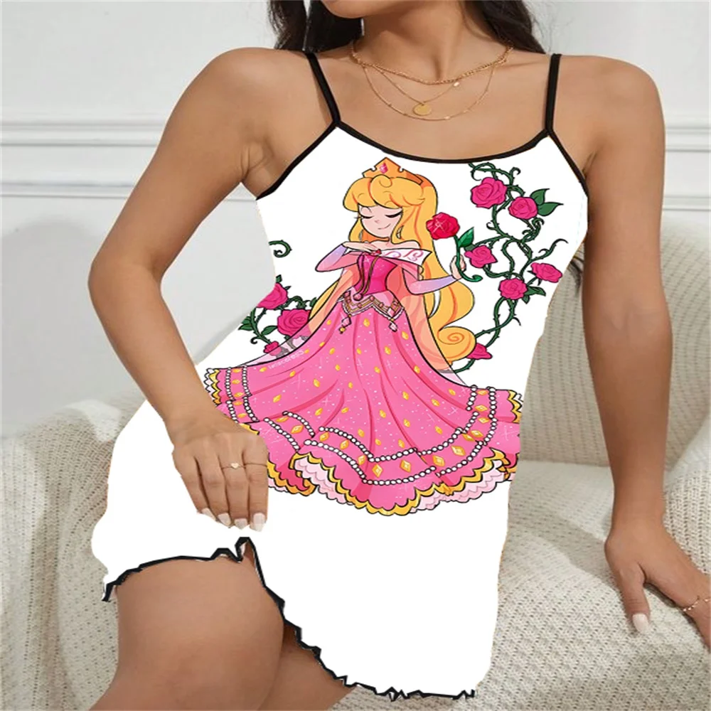 

Sexy Nightdress Women Sleepwear One Piece Dress Night Wear Woman Sexy Sleep Wear Pijama New Pattern Minnie Nightgowns Disney