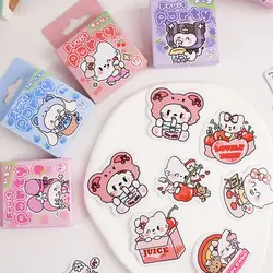 45 PCS Korean Cute Cartoon Animals Student Gift DIY Decorative Photo Albums,Diaries,Cups,Scrapbooks Material Stickers