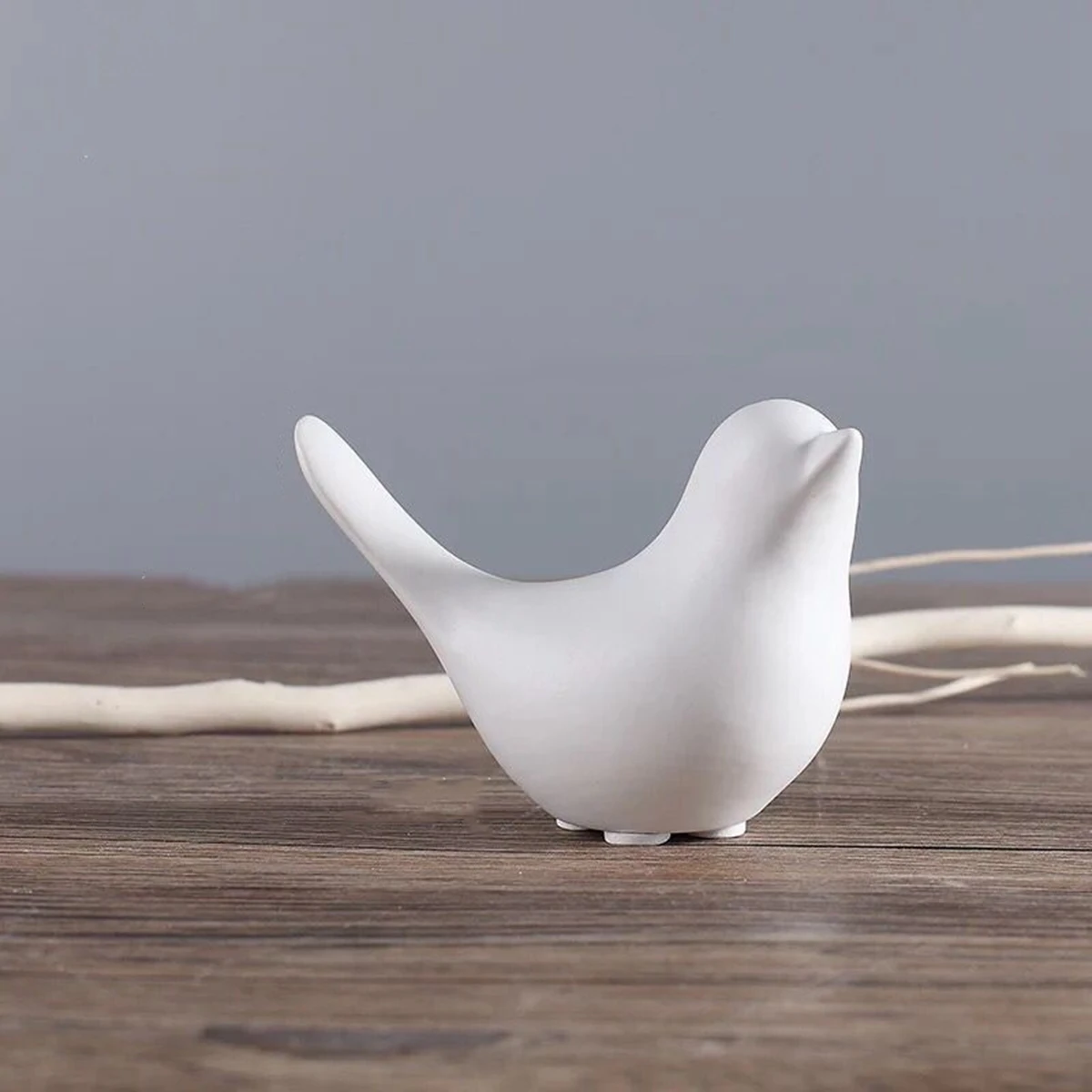 

Party Crafts Table Decor Nordic Style Home Decoration Ceramic Black White Bird Sculpture Statue Figurines Ornaments