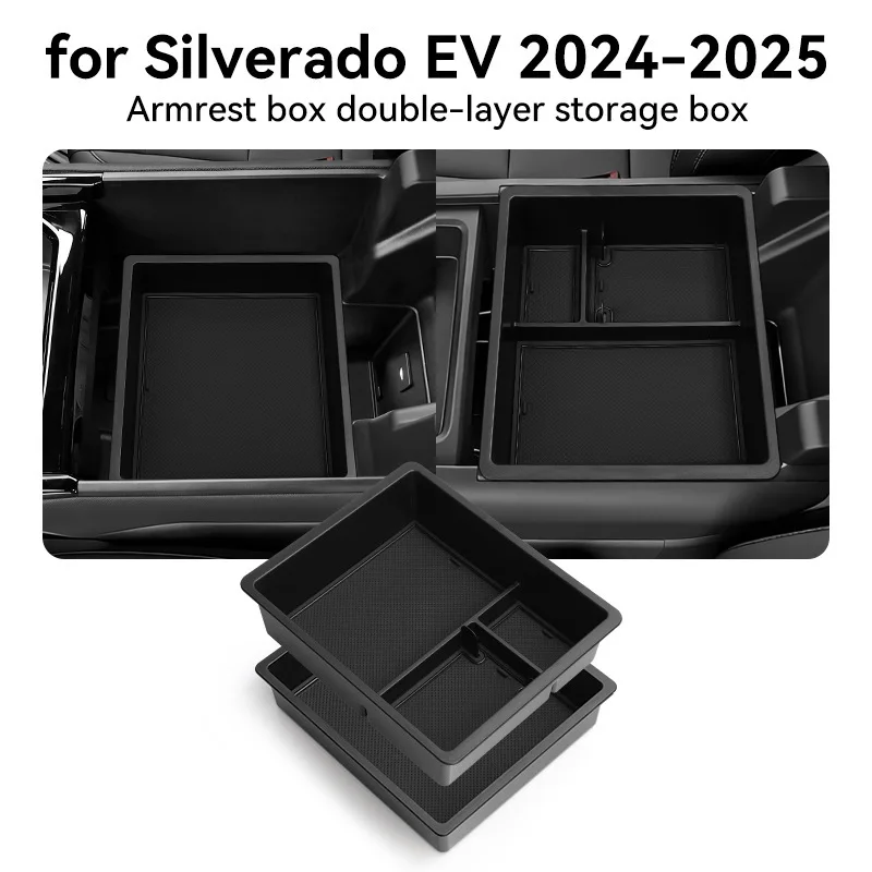 

For 24-25 Chevrolet Solod Sylla armrest boxes, storage boxes, and automotive supplies