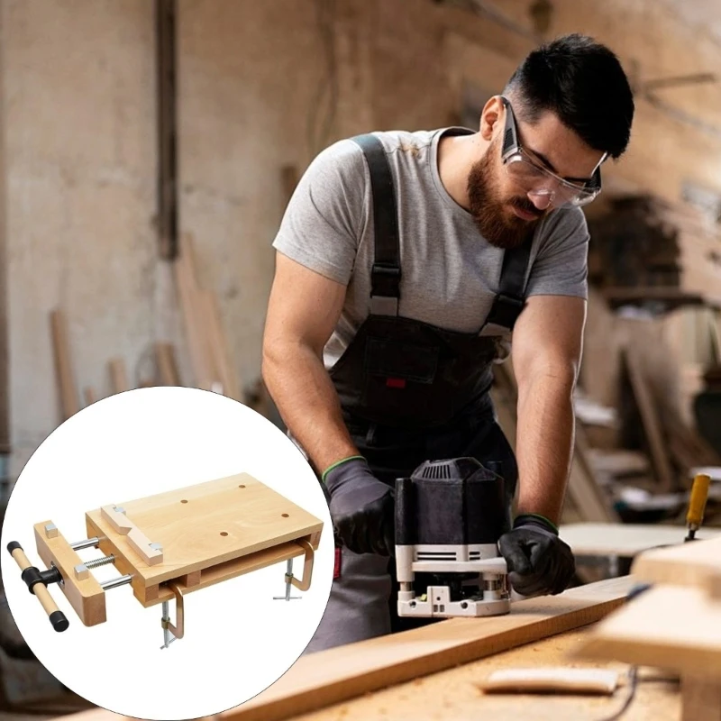 Heavy Duty Portable Carpentry Worktable Suitable For Enhancing Stability During Sawing Planing Drilling Sanding Cutting M4YD