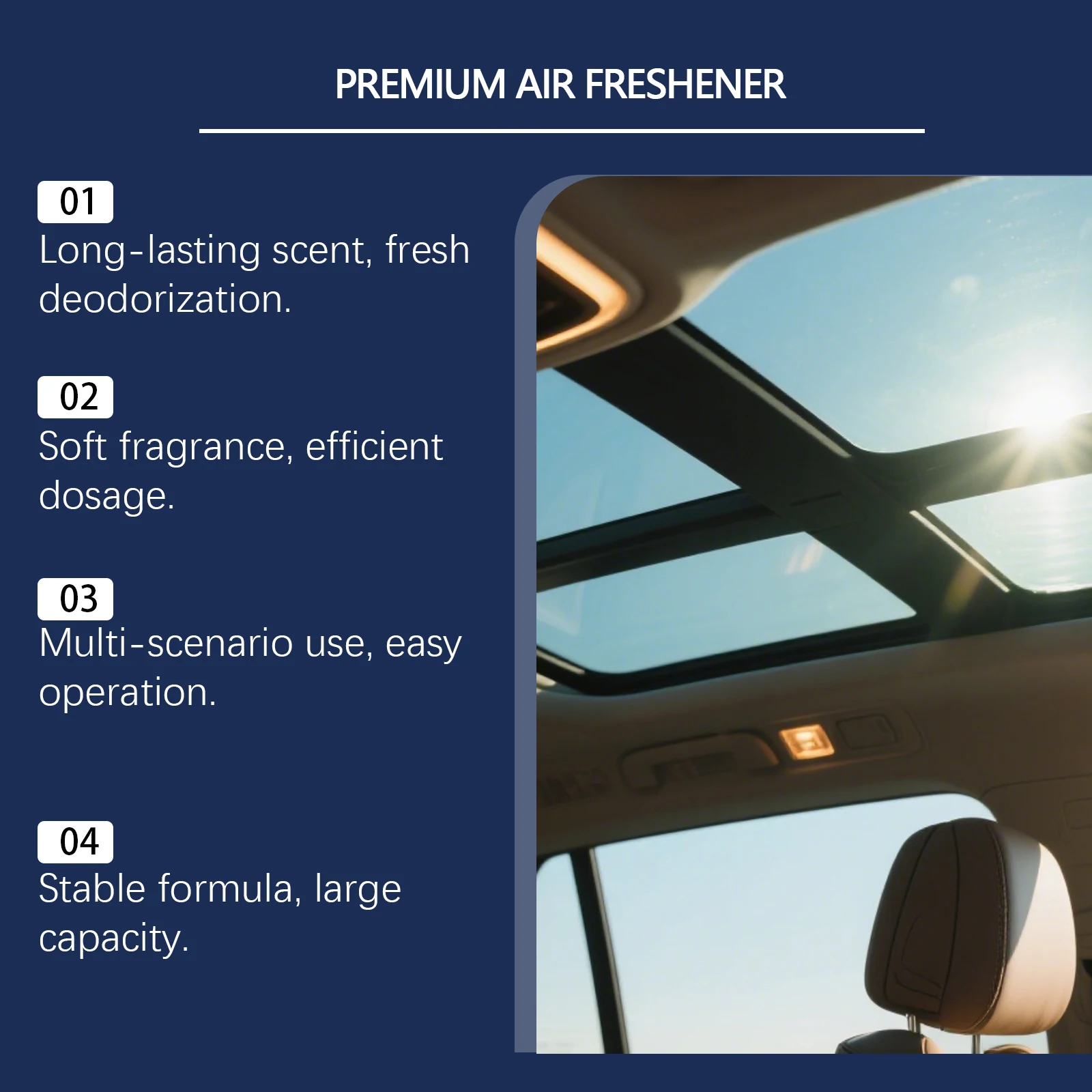 El spray perfumado para el int - Odor Eliminator Car reseña y precio