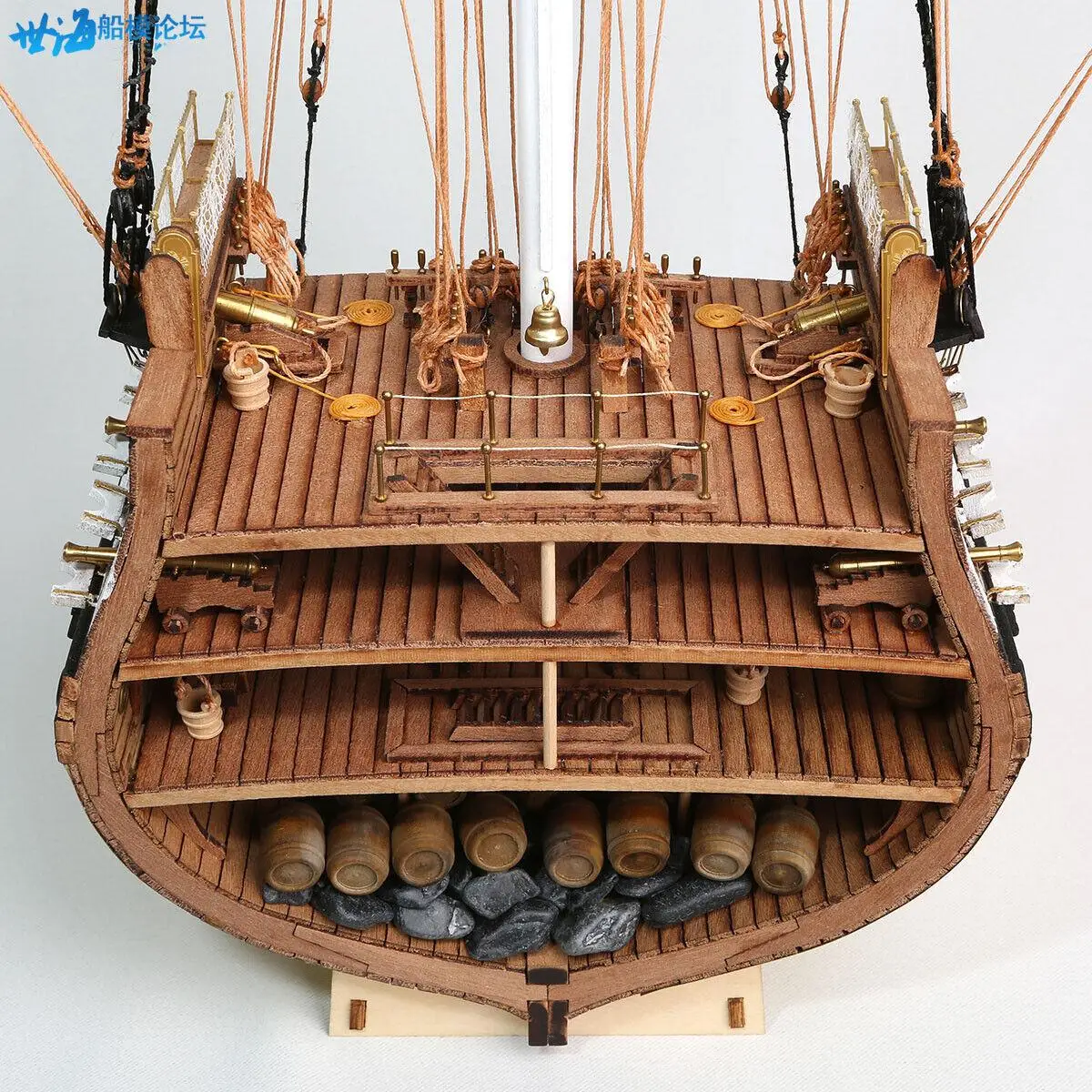 USS Constitution 1/75 Cross Section Wooden Model Ship Model Kit Shicheng