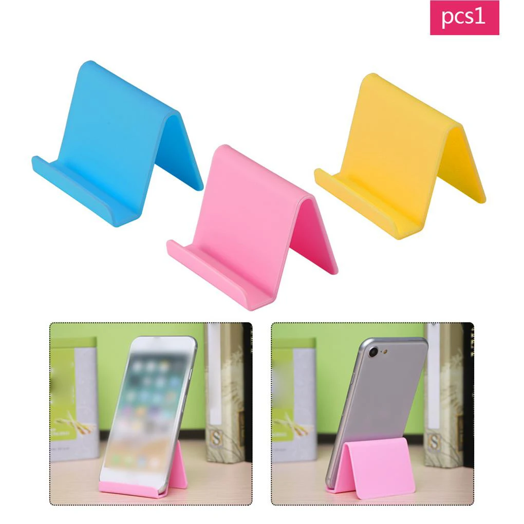 Phone Holder Korean Style Bracket Home Supplies Anti-skidding Storage Rack Mobile Phone Stand Fixed Stents for Office