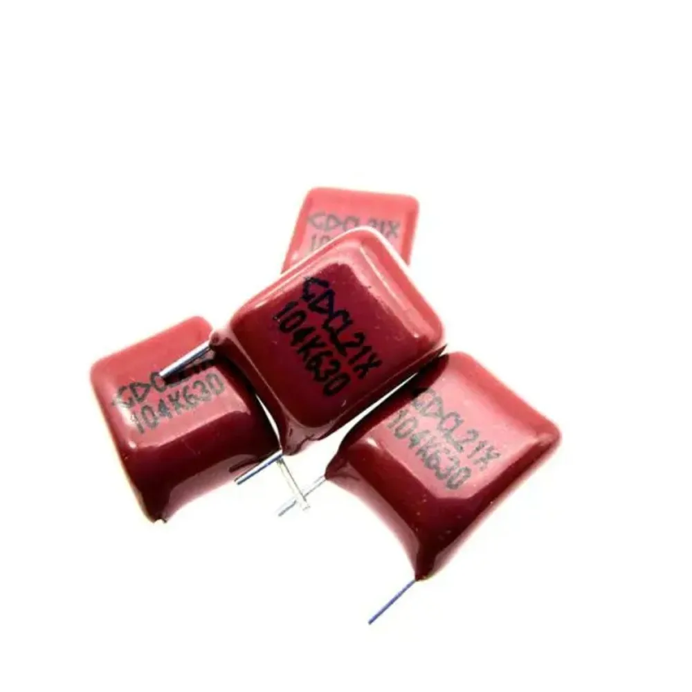 CL21X 2J104 CBB Film Capacitor 104K 630V 0.1uf 100nf Foot Distance 7.5