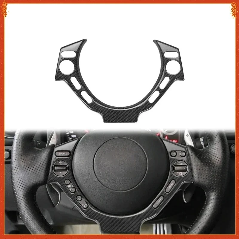 

For Nissan GTR R35 Real Dry Carbon 2008-2022 Interior Steering Wheel Center Trim Cover Panel Decoration Modification Accessories