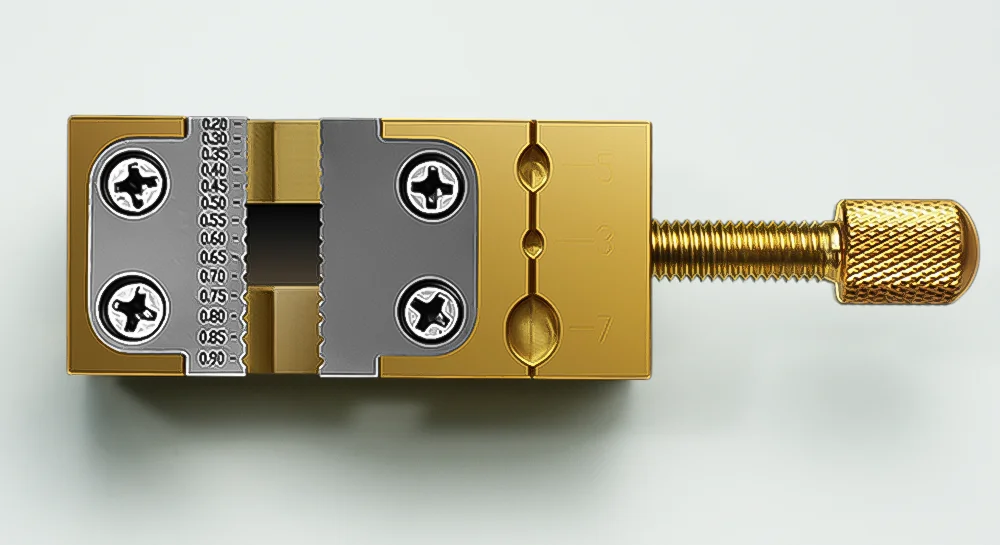 Handwerkzeug Mini-Schraubstock, Mikro-Klemmstock, aus Messing, geeignet für die Klemmung von Uhren- und Mikroteilen, mechanische Modelle – Detail 6