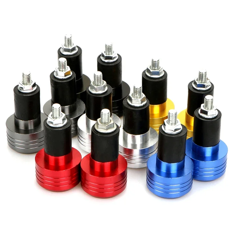 Empuñadura Universal para manillar de motocicleta, tapón de aluminio de 7/8 pulgadas, 2 piezas