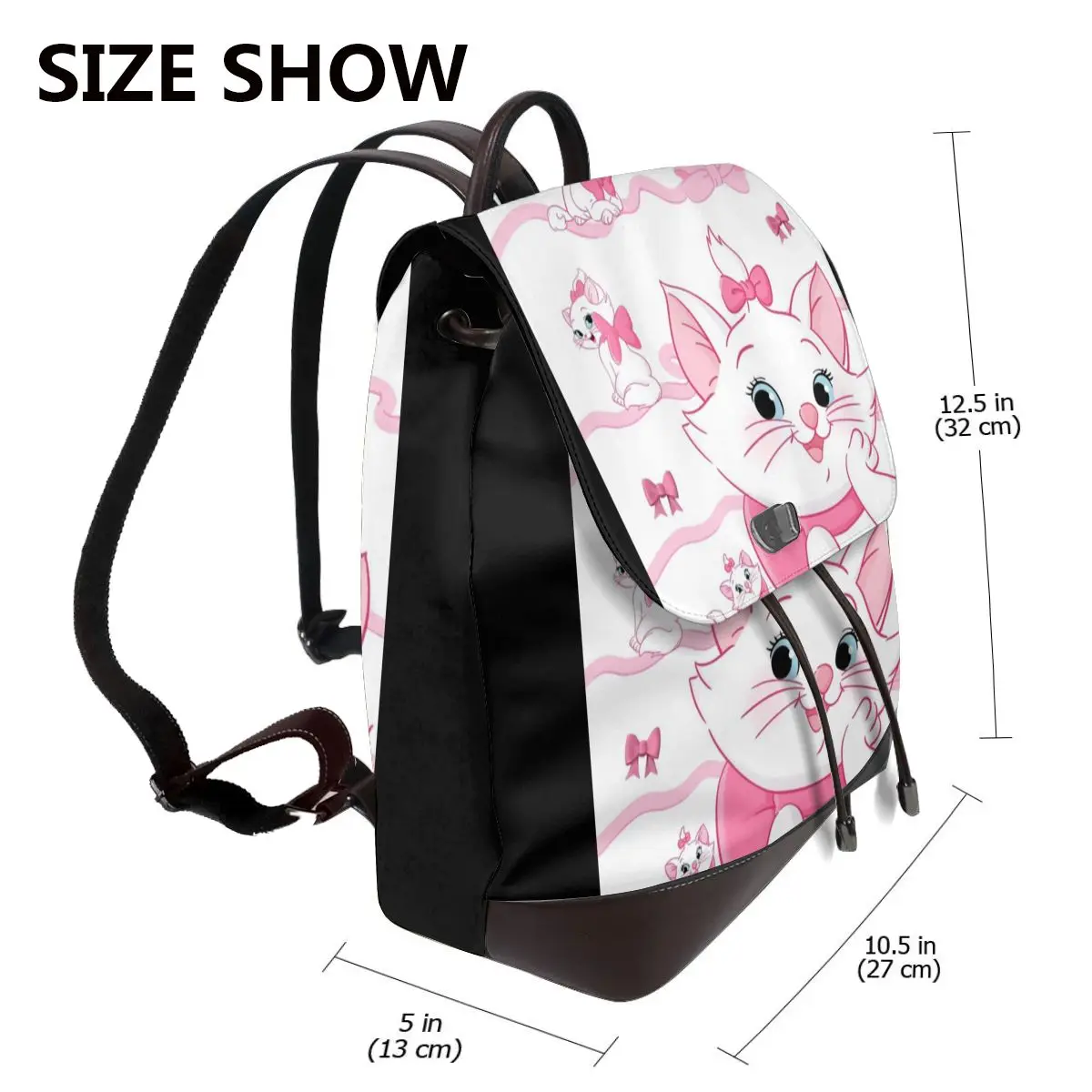 Marie New Hot Women’s Backpack Designer High Quality Leather Simple Fashion Backpack Large Capacity Backpack