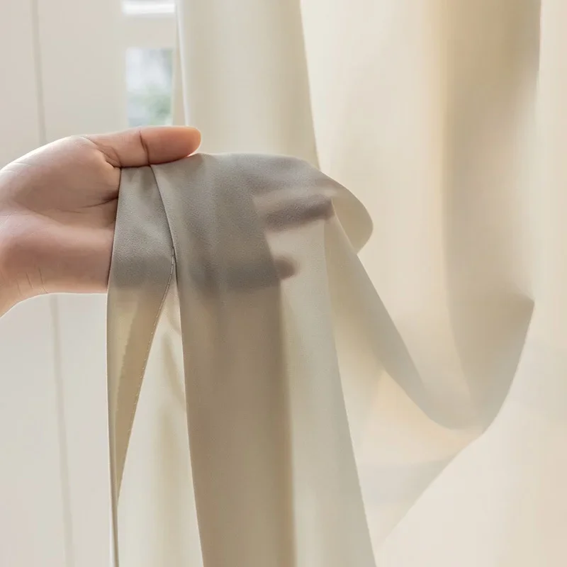 350/400/500cm Extra High Sheer Curtain for Living Room Privacy Protect Tulle Curtains for Bedroom Home Decor