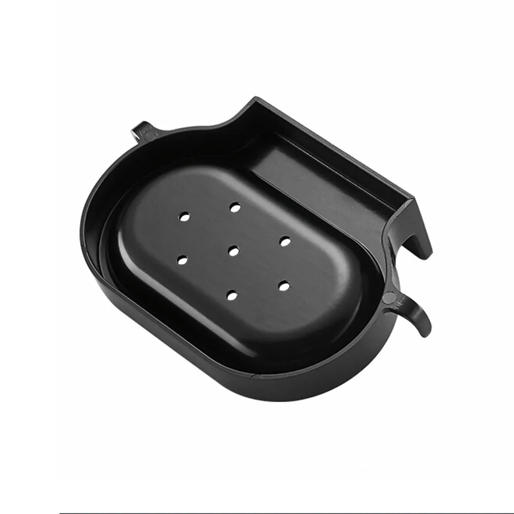 Aluminum Soap Dish Holder Self Adhesive Wall Mounted Corrosion Resistant Soap Tray for Bathroom Kitchen Laundry Easy Drain Holes