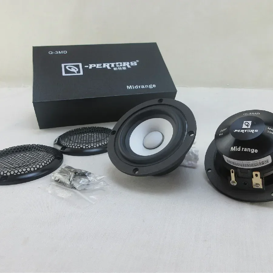 3.5-inch Pure Midrange Universal Upgrade Midrange Performance Speaker for Automobile Lossless Modification of Audio Accessories