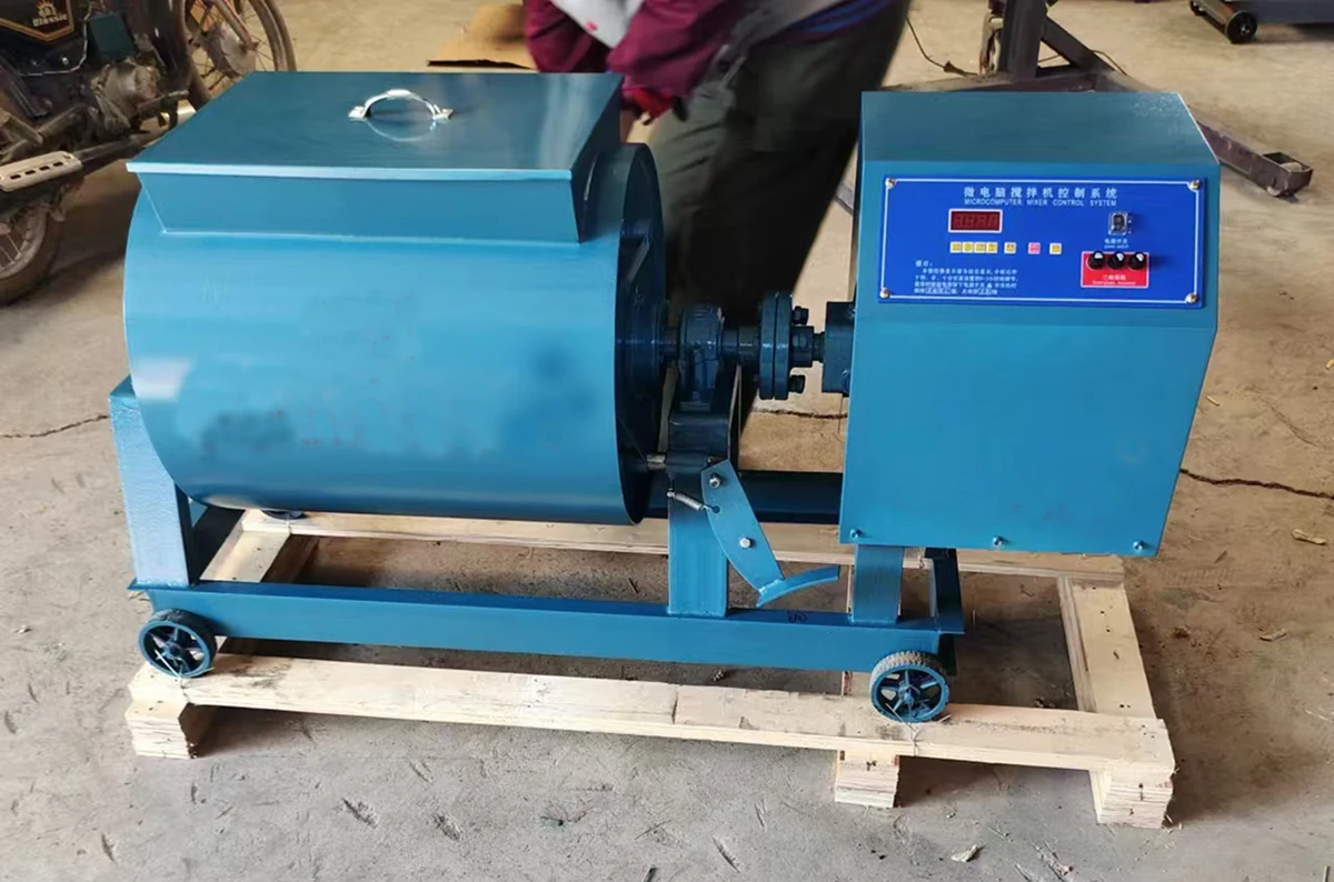 laboratory 60l Concrete Mixer Thick Steel Mobile Single Horizontal concrete forced mixer concrete mini mixer