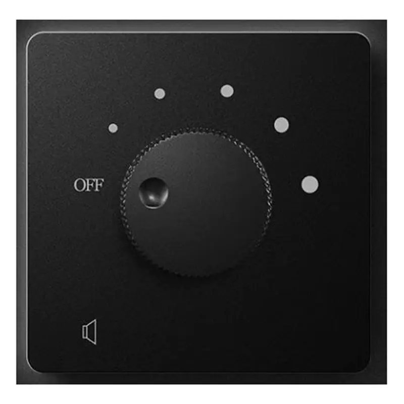 A31T 50W Fixed Impedance Volume Control Knob 5 Level Rotary Audio Controller In Wall Speaker Level Attenuator Gold