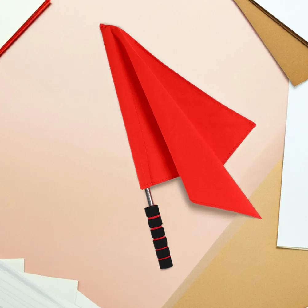 7pcs-sports-referee-flag-high-visibility-hand-signal-flags-for-soccer-volleyball-football-linesman-official-competition-red-flag