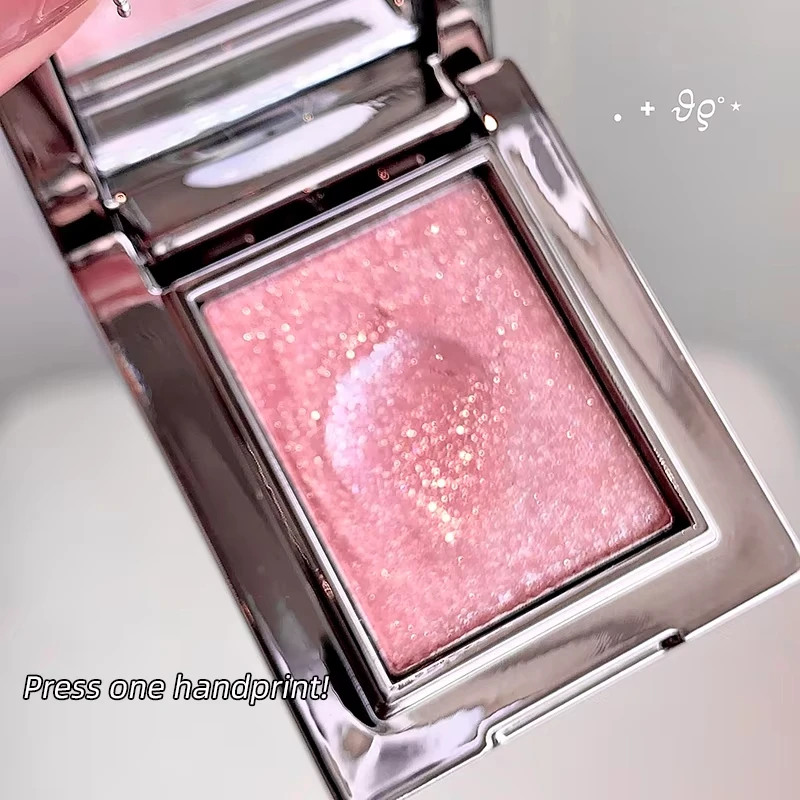 1 szt. Cień do powiek, rozświetlacz, wielofunkcyjny puder, perłowy, błyszczący, długotrwały, pojedyncze kolory, wielofunkcyjny puder, kosmetyki dla kobiet