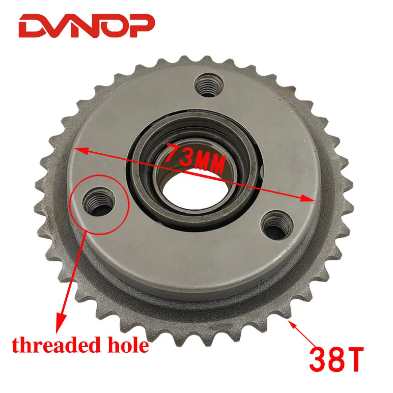 Motorcycle Engine parts one way Starter Clutch Overrunning Clutch Gear For HONDA CA250 CBT125 CM125 DD250 JH250 CBT250 DD350