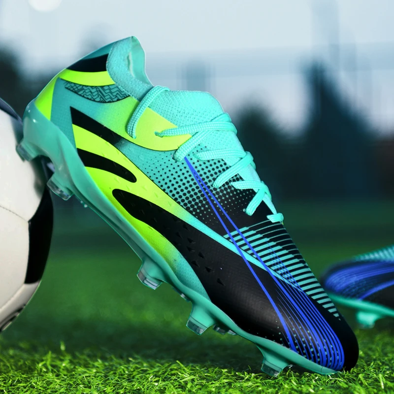 

Футбольные бутсы для мужчин и женщин, футбольные бутсы TF/AG для улицы, дышащая футбольная обувь, легкие нескользящие тренировочные кроссовки для футзала