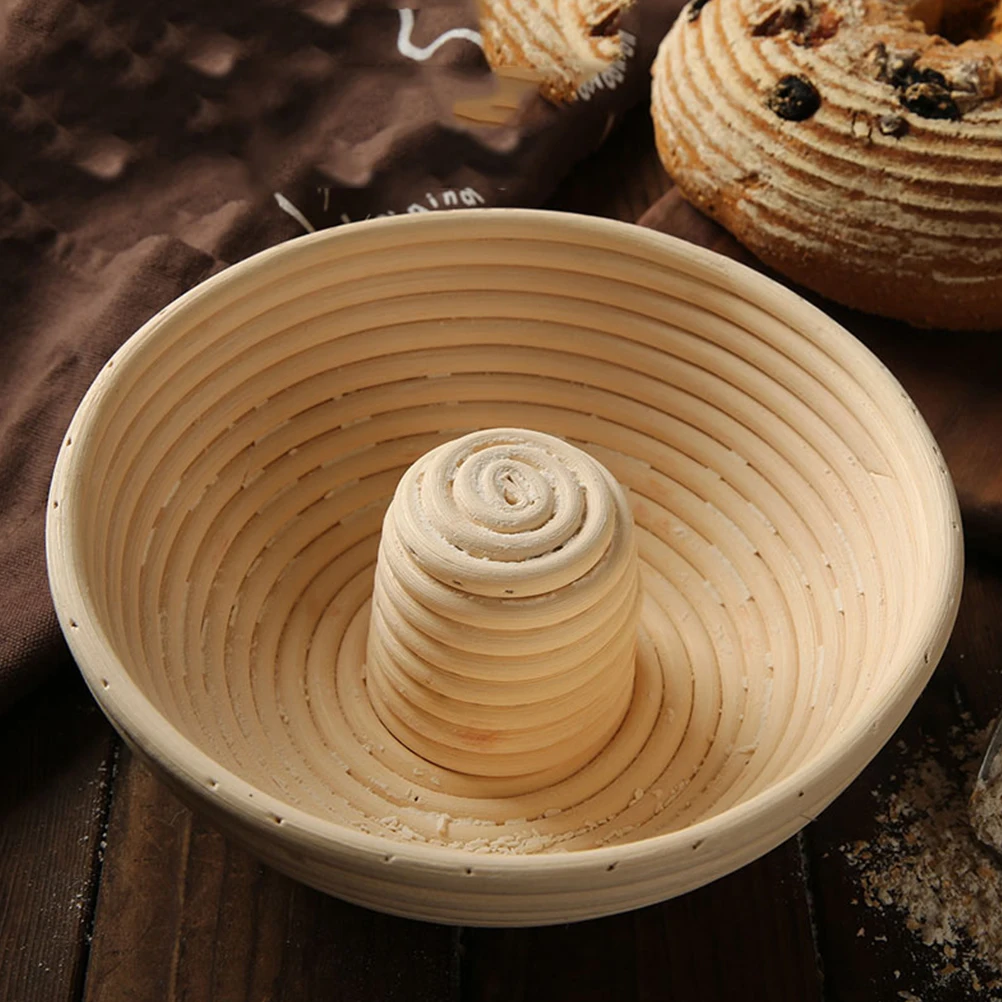 

Bread Fermentation 22x8CM Round Rattan Proofing Tool Baking Basket Bread Proofing Basket Reusable Hand Wash Smooth Surface