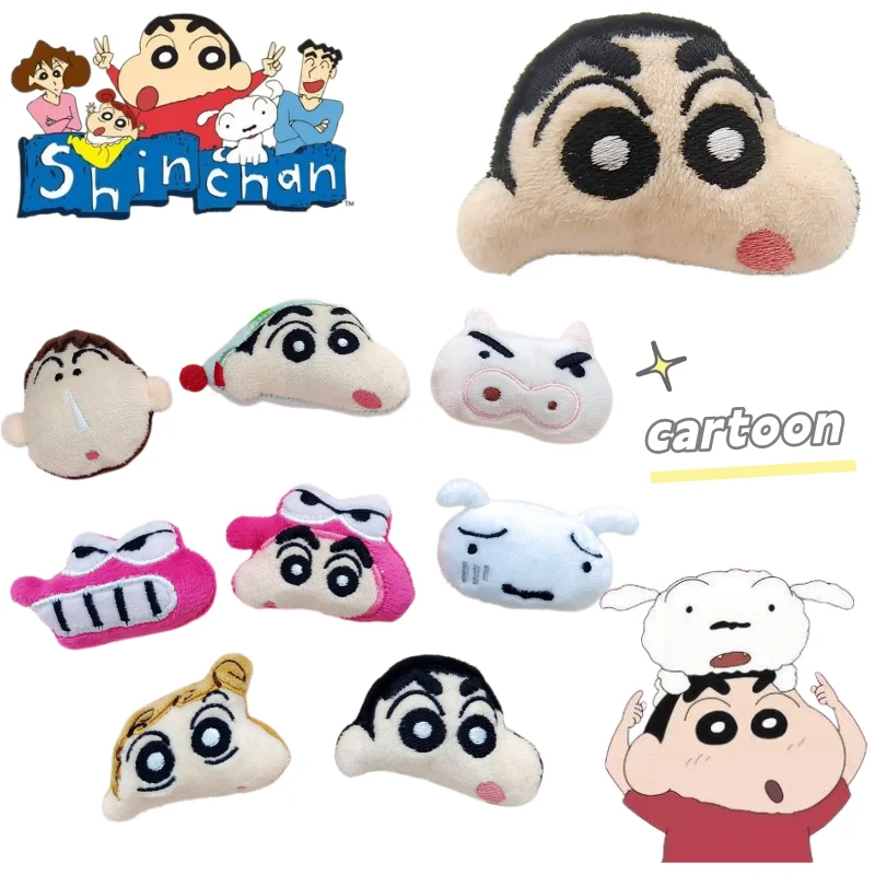 Broche de Crayon Shin-chan Pochi Pochi, Accesorio para el Cabello de Estudiante, Diseño Animado, Lindo, Moderno, de Alta Apariencia, para Manualidades, Regalo