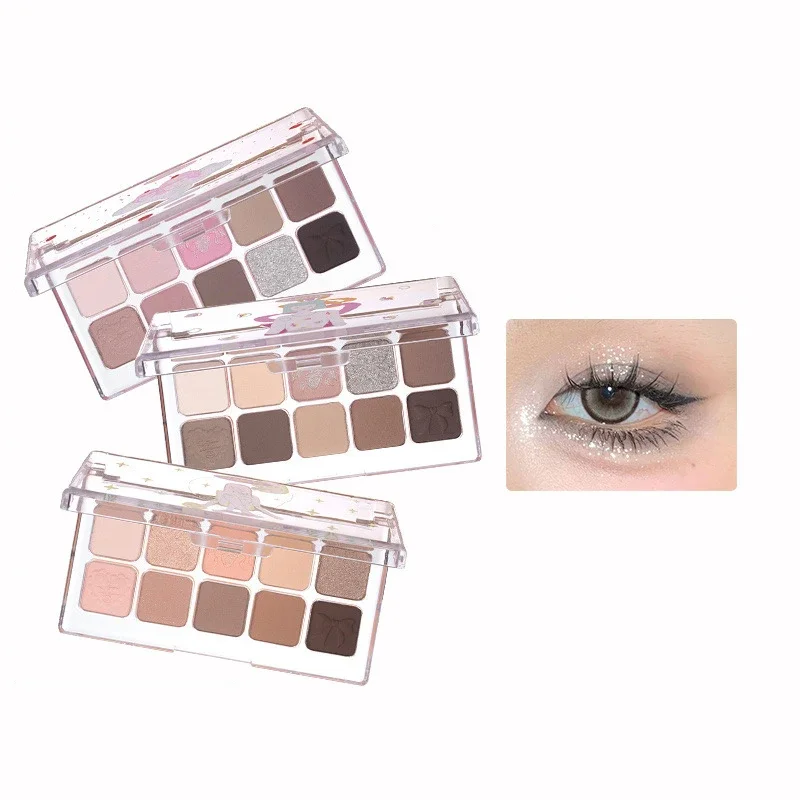 

FLORTTE PROFESSIONAL MAKEUP Shadow Palette,Eyeshadow Palette Warm Neutrals Pressed Glitter Eyeshadow