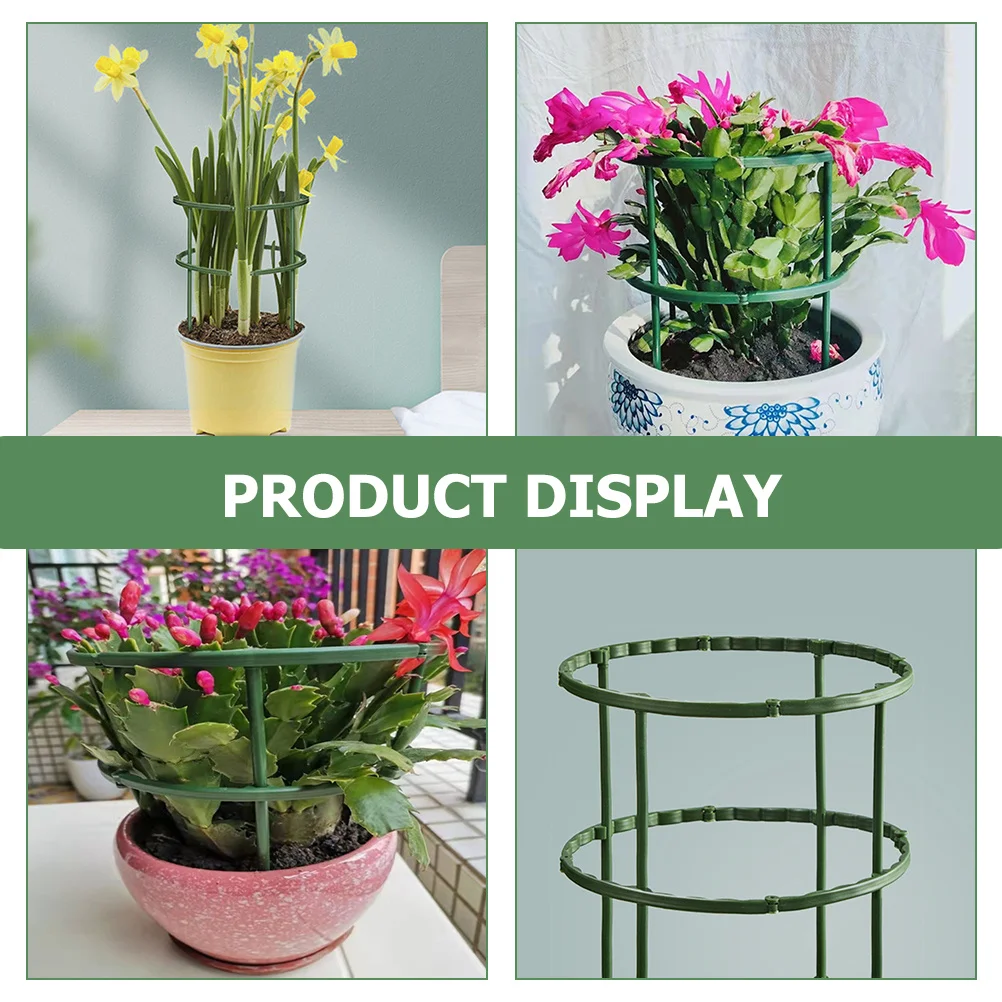 

1Set Climbing Plant Support Rack Durable Plastic Frame for Garden Plants Vegetables Vine Support Holder Plant Climbing Rack