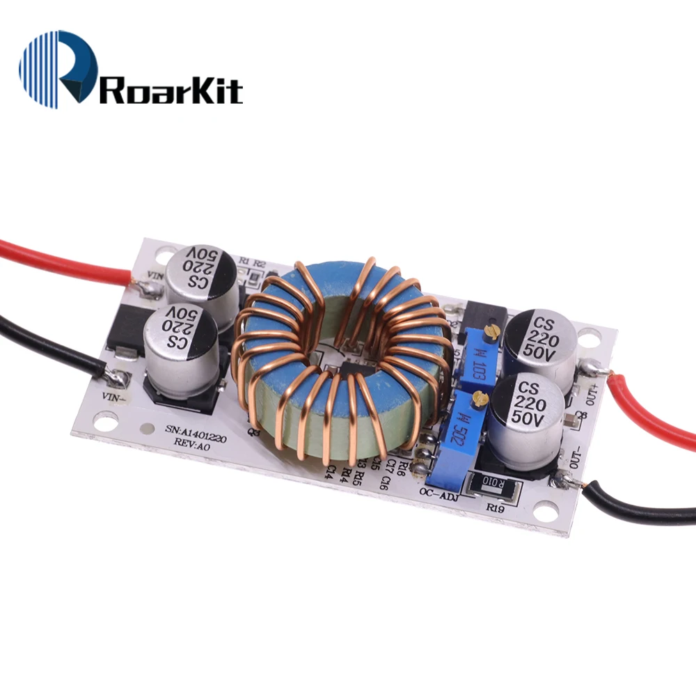250W 10A Step Up Power Supply DC 8.5 V-48 V ถึง 10-50V Boost Converter แรงดันไฟฟ้าคงที่โมดูลไดรฟ์ CC CV
