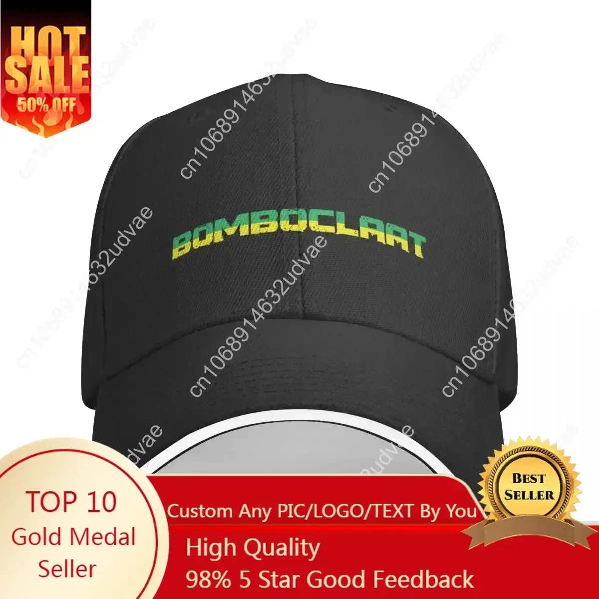 

Bomboclaat Jamaica Baseball Cap Golf Hat Anime Hat Baseball Cap Women Beach Men Snapback Lightweight
